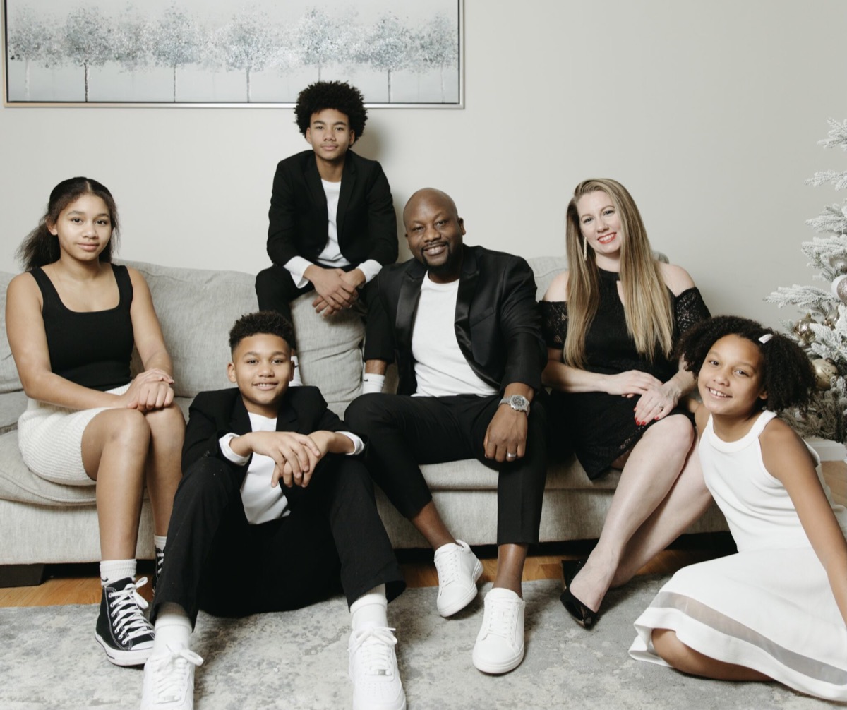 Pastor Zenzo and Michelle Matoga of Impact Church with their family